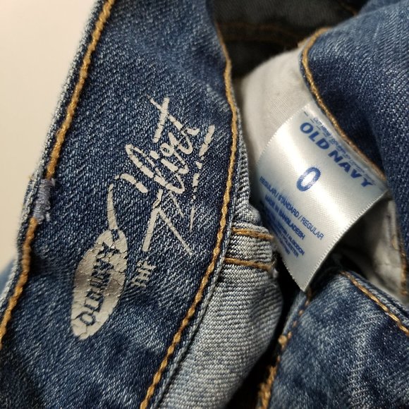 Old Navy shorts 0 The Flirt denim jean shortie summer low rise waist - Picture 13 of 14